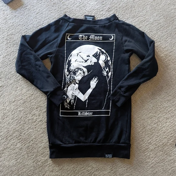 Killstar Wolf Moon Pullover Sweater 💫 HOST PICK - Picture 6 of 8